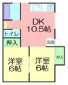柏木ハイツの間取り画像