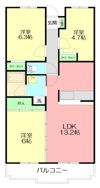 レジデンス山手台の間取り画像