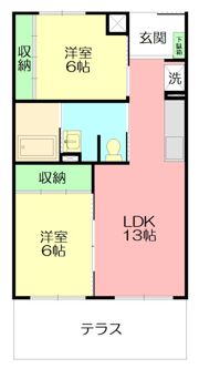 パノラマハイツ秋山の間取り画像