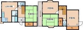 尾尻戸建の間取り画像