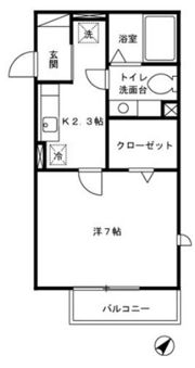 グラフィアス湘南の間取り画像