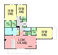 シエルコートの間取り画像