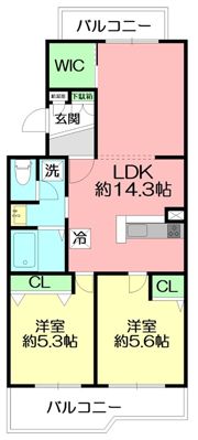 プレステージ本郷台の間取り画像
