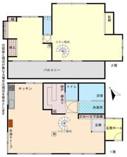 青柳邸貸家の間取り画像