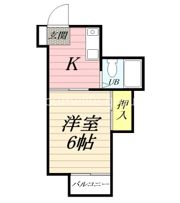 鈴川ハイツIIの間取り画像
