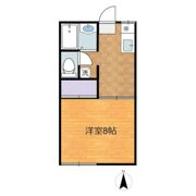 第二稲荷山ハイツBの間取り画像