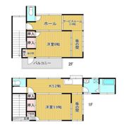 原宿テラスハウスの間取り画像