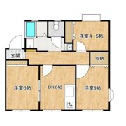 ハビテーションBの間取り画像