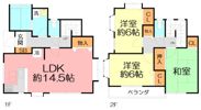 ひばりが丘戸建ての間取り画像