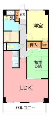 クレール見取の間取り画像