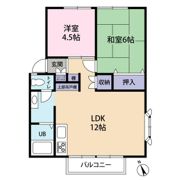 湘南桜コーポの間取り画像