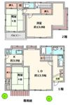 座間市戸建ての間取り画像