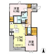 サンガーデンの間取り画像