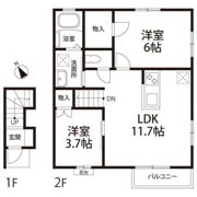 プリムローズBの間取り画像