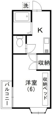 メゾン岡田の間取り画像