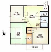 ハイライフ辻堂の間取り画像