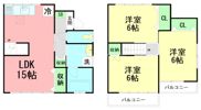 やすらぎハイツ A棟の間取り画像