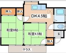 平牧貸家1の間取り画像