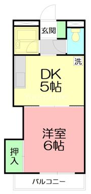 インペリア砥上の間取り画像