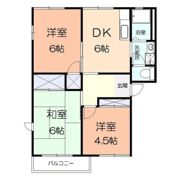 鈴木ハイツBの間取り画像