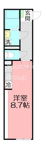 ロンディネ寒川の間取り画像