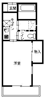 オートハイツ平塚の間取り画像