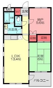 グランシルヴァの間取り画像
