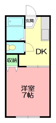 ハイツエーデルワイスの間取り画像