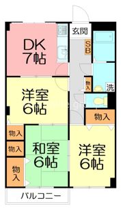 ヤマタケハウスの間取り画像