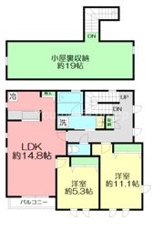 ベルオージュ湘南B棟の間取り画像