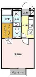 グリーンハウスAの間取り画像