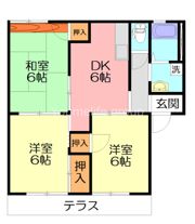 グレープズヒルFの間取り画像