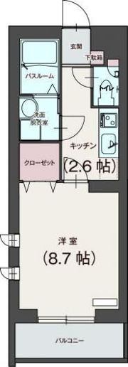 グランフィーユの間取り画像