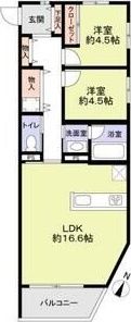 THE TAKASUNA KULTURCEの間取り画像