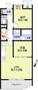 THE TAKASUNA KULTURCEの間取り画像