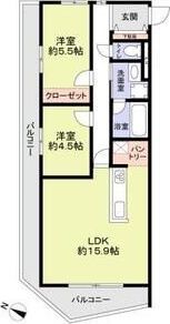 THE TAKASUNA KULTURCEの間取り画像