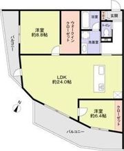 THE TAKASUNA KULTURCEの間取り画像