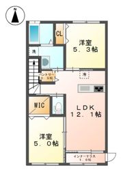 ベル ルミエール湘南の間取り画像
