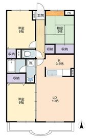 大西マンションの間取り画像