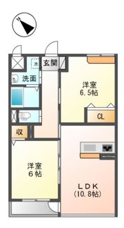 ビレッジ高坪の間取り画像
