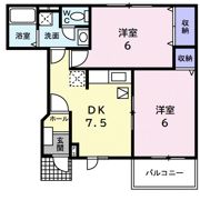 マロンハイム弐番館の間取り画像