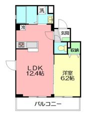 ベルヴィしなのの間取り画像