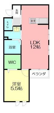アジュールの間取り画像