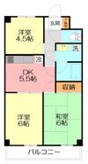 マンションアドミールの間取り画像