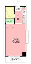 ユーコート本厚木の間取り画像
