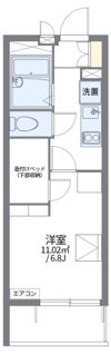 レオパレス谷中の間取り画像