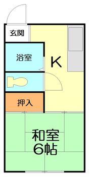 鈴木荘の間取り画像