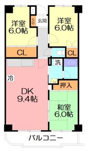 パステル八芳の間取り画像