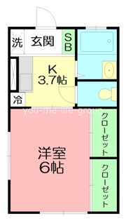 ピアハイツ旭の間取り画像