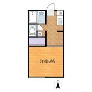 第二稲荷山ハイツBの間取り画像
